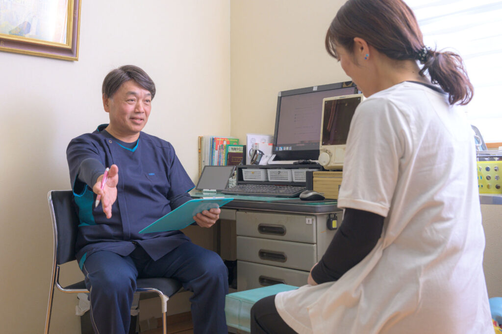 問診の様子