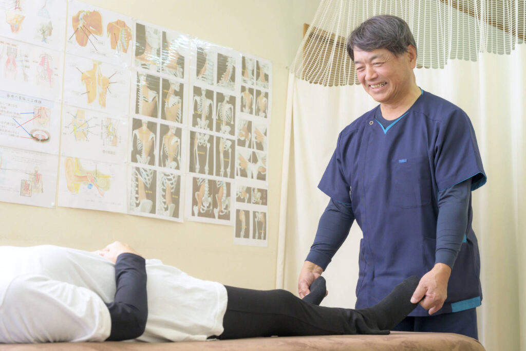 重心バランス調整の様子